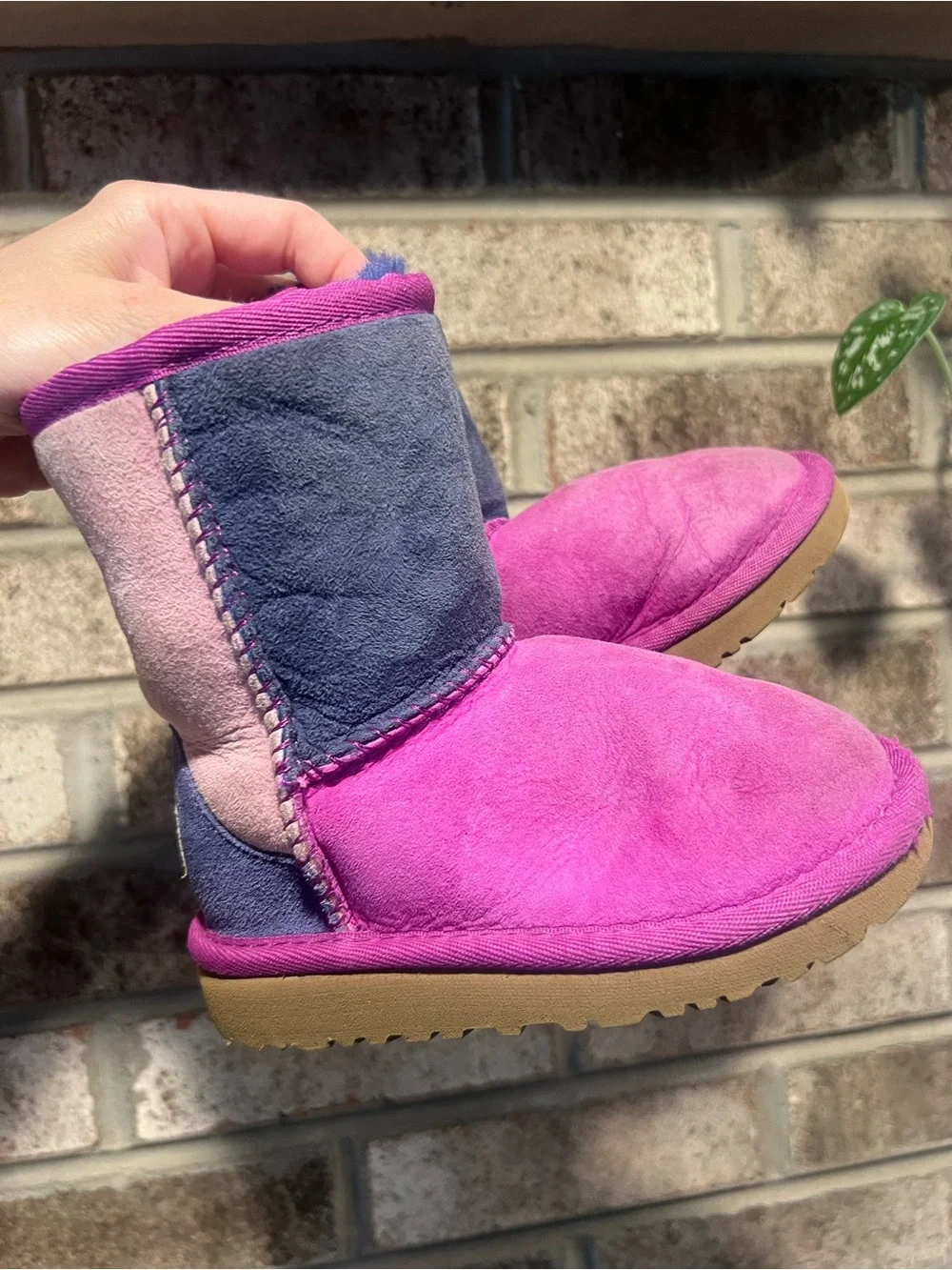 UGG Australia Mixed Suede Toddler Boots